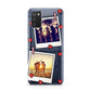 Hearts Photo Montage Upload with Text Samsung A02s Case