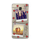 Hearts Photo Montage Upload with Text Samsung Galaxy A5 2016 Case on gold phone