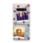 Hearts Photo Montage Upload with Text Samsung Galaxy S10 Plus Case