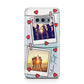 Hearts Photo Montage Upload with Text Samsung Galaxy S10E Case