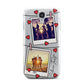 Hearts Photo Montage Upload with Text Samsung Galaxy S4 Case