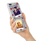 Hearts Photo Montage Upload with Text iPhone 7 Plus Bumper Case on Silver iPhone Alternative Image