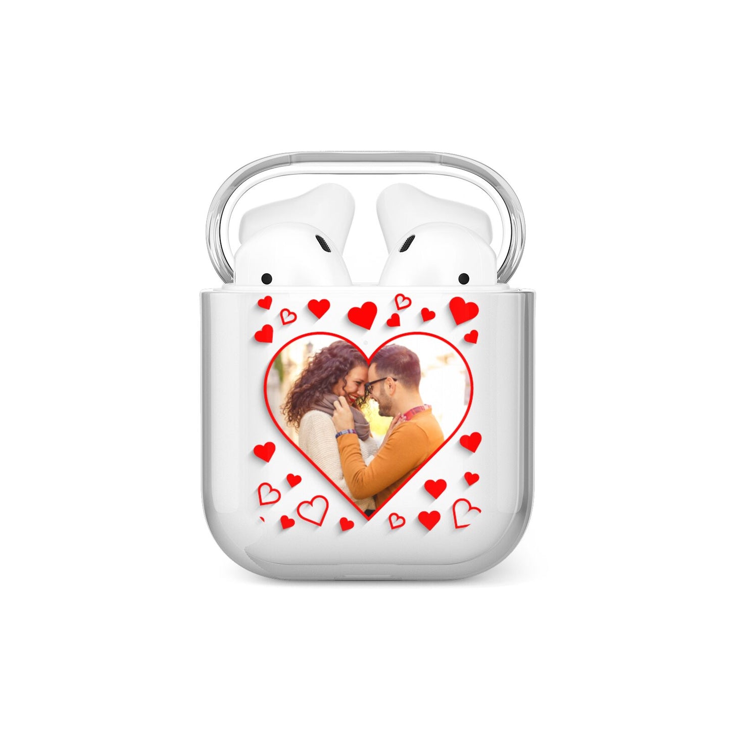 Hearts with Photo AirPods Case