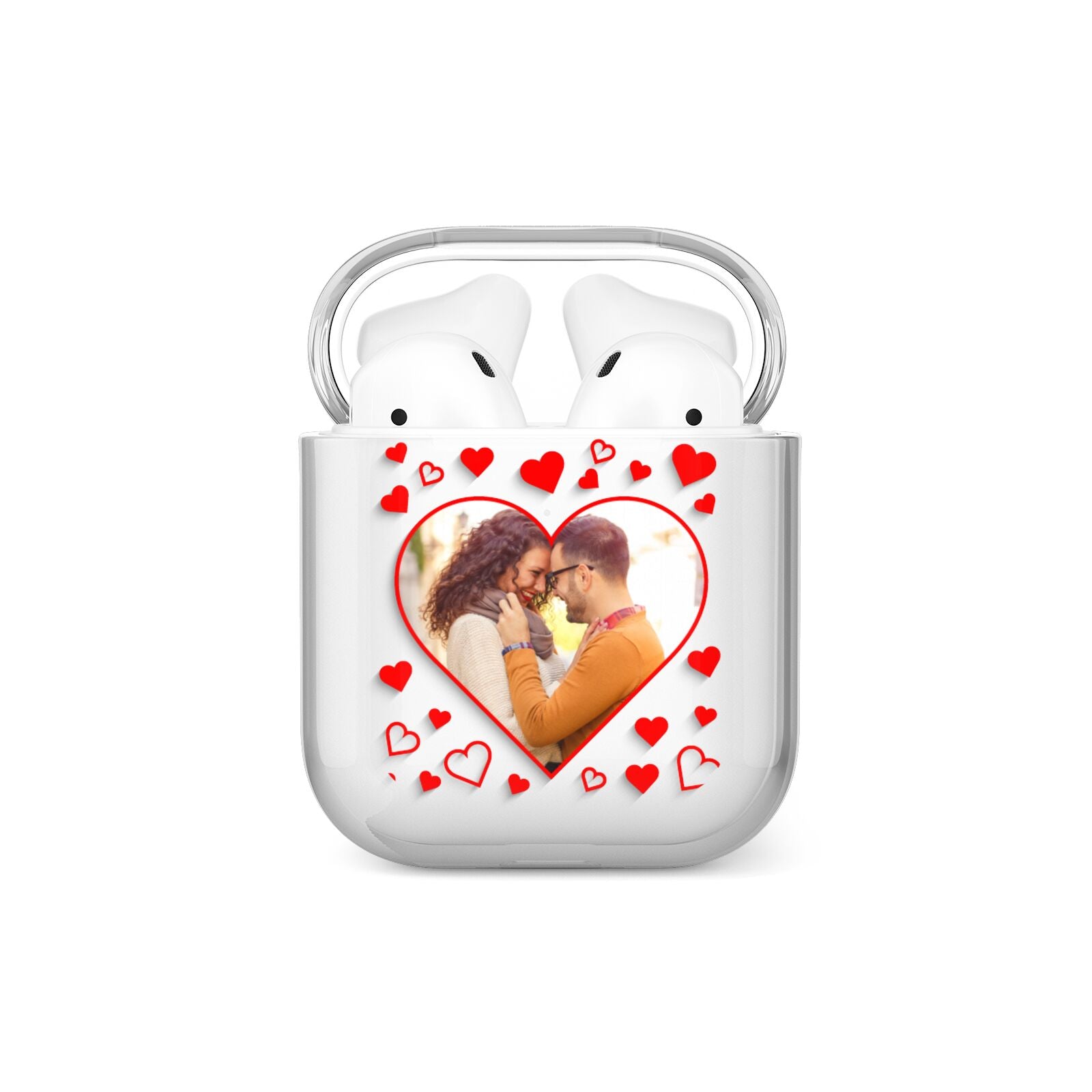 Hearts with Photo AirPods Case