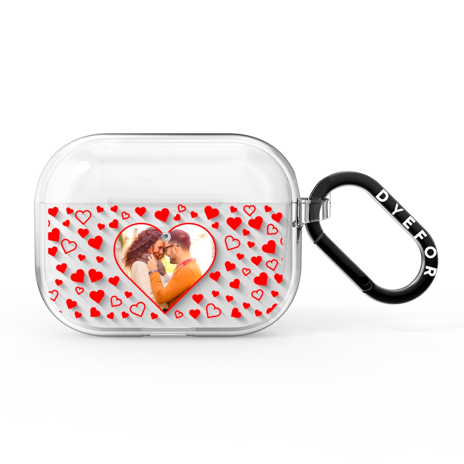 Hearts with Photo AirPods Pro Clear Case