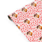 Hearts with Photo Personalised Gift Wrap