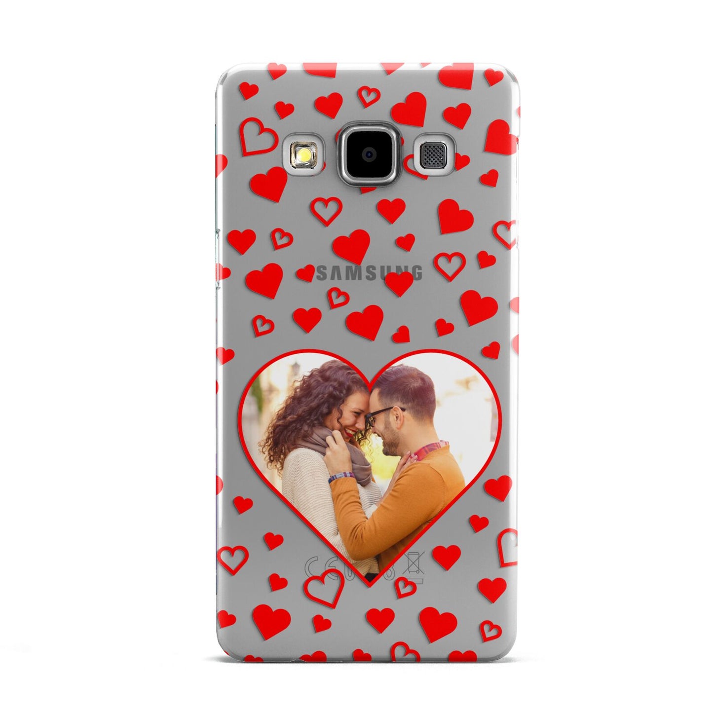 Hearts with Photo Samsung Galaxy A5 Case