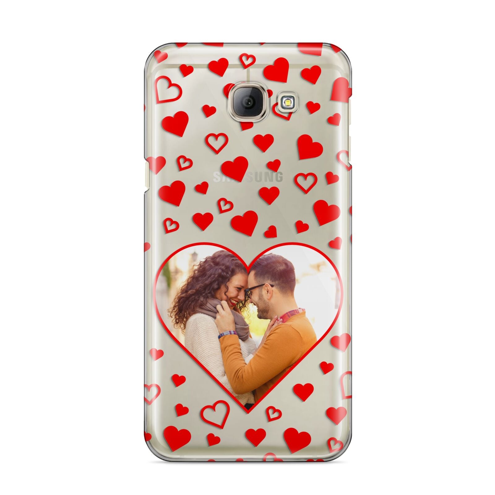 Hearts with Photo Samsung Galaxy A8 2016 Case