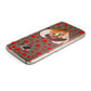 Hearts with Photo Samsung Galaxy Case Top Cutout