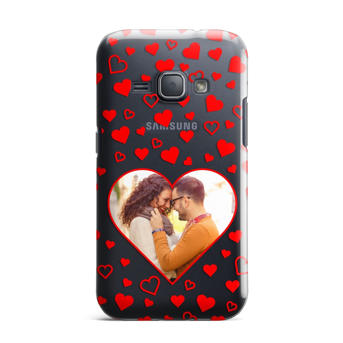Hearts with Photo Samsung Galaxy J1 2016 Case