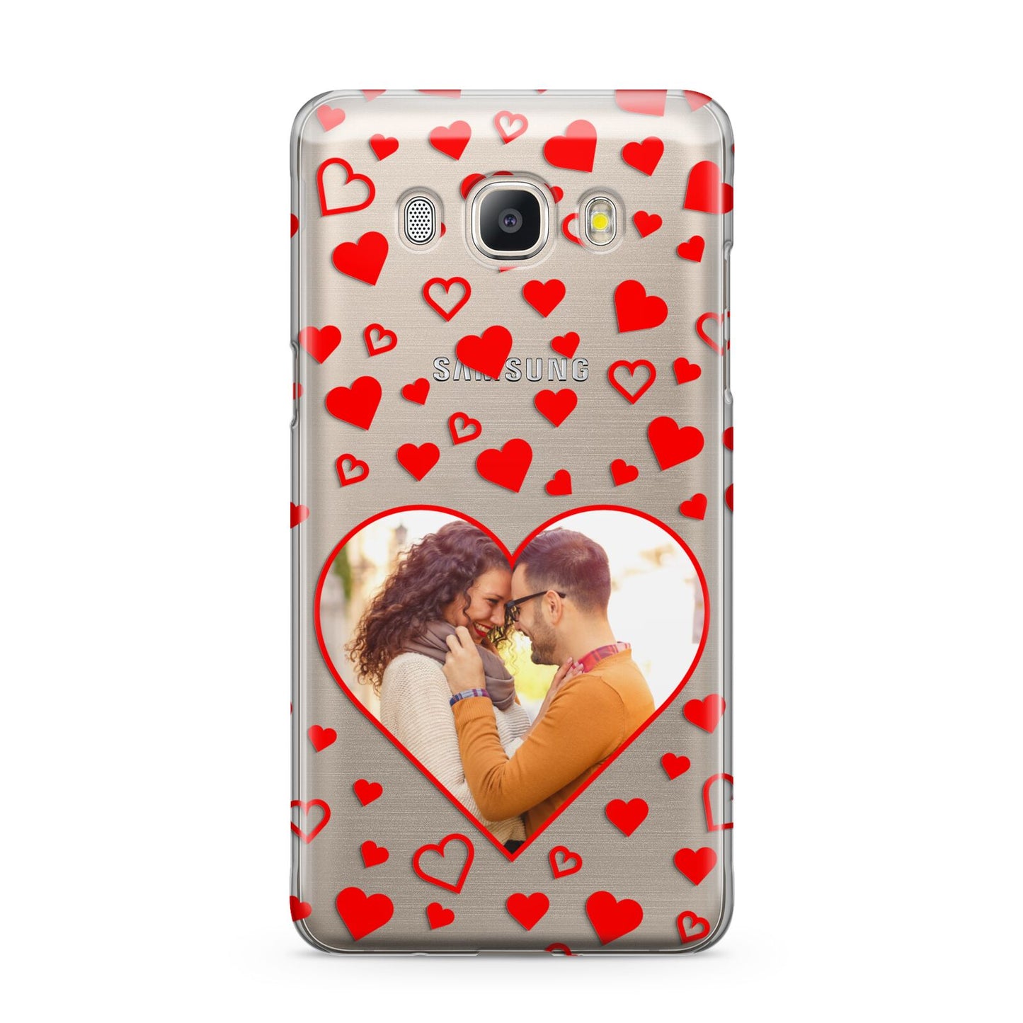 Hearts with Photo Samsung Galaxy J5 2016 Case