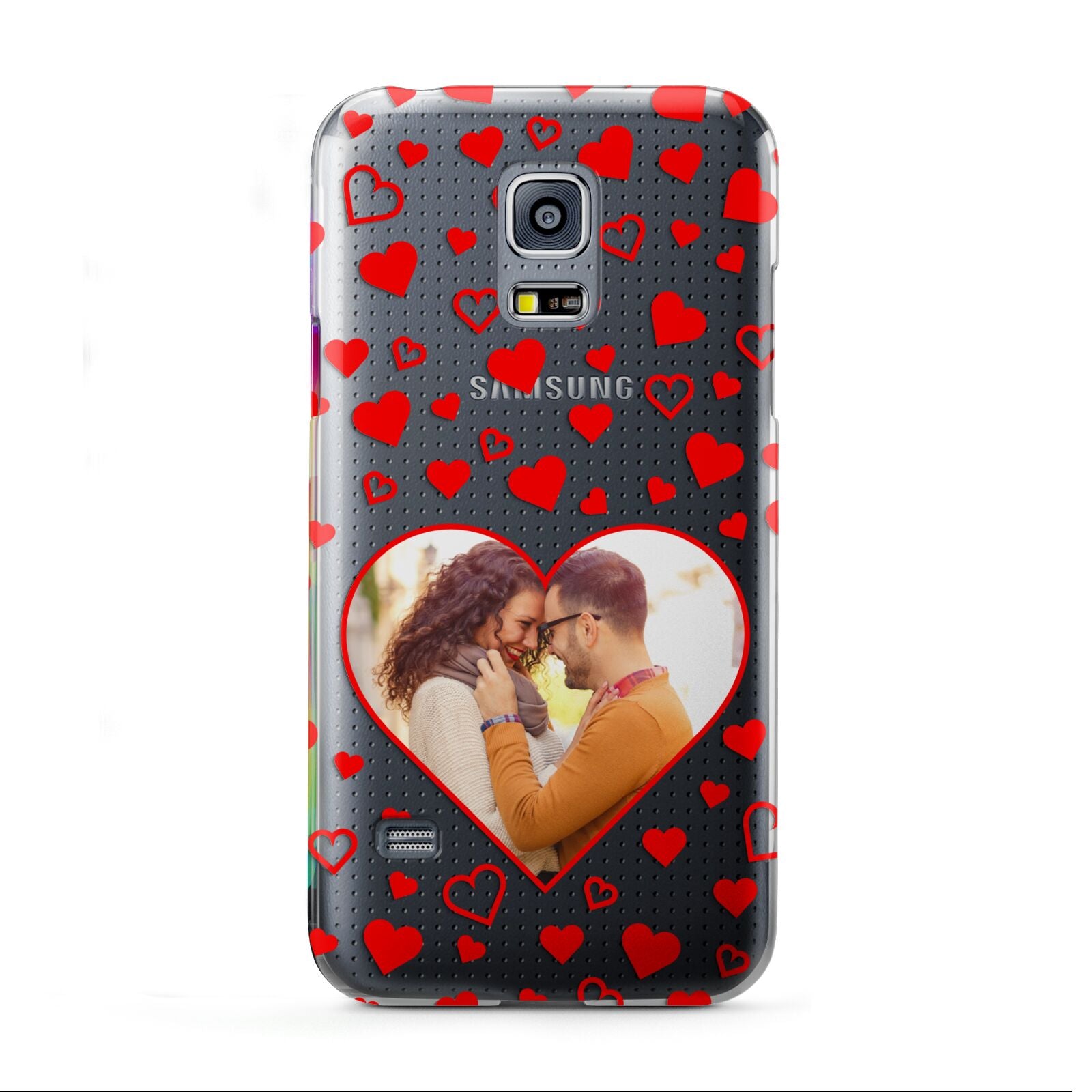 Hearts with Photo Samsung Galaxy S5 Mini Case