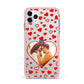 Hearts with Photo iPhone 11 Pro Max Impact Pink Edge Case