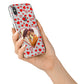Hearts with Photo iPhone X Bumper Case on Silver iPhone Alternative Image 2