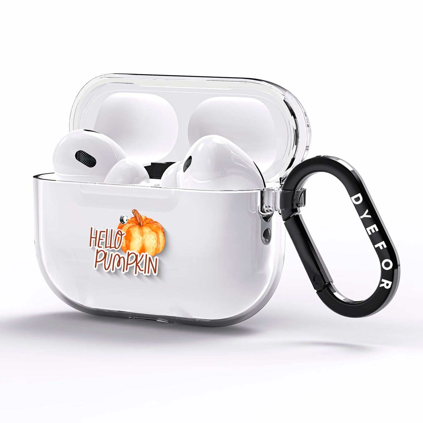Hello Pumpkin AirPods Pro Clear Case Side Image