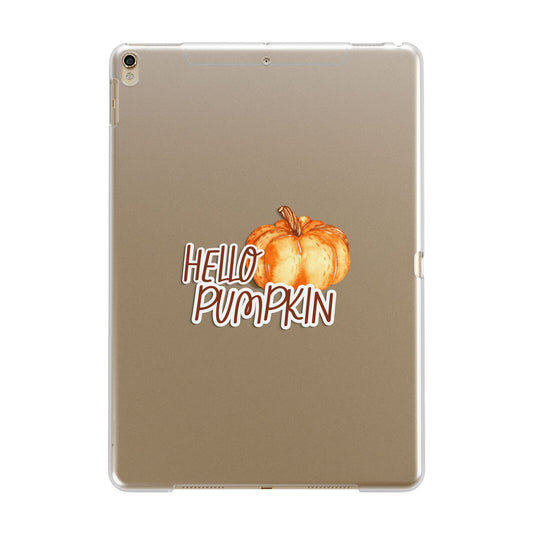 Hello Pumpkin Apple iPad Gold Case