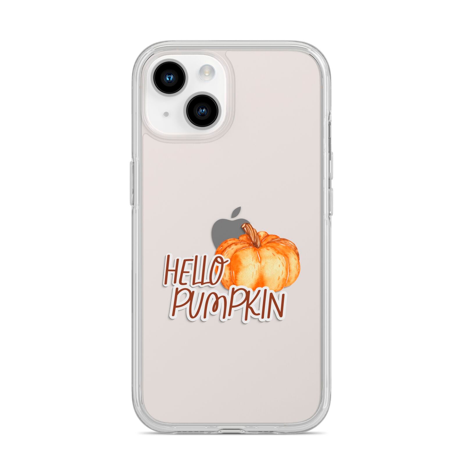 Hello Pumpkin iPhone 14 Clear Tough Case Starlight