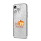 Hello Pumpkin iPhone 14 Pro Max Glitter Tough Case Silver Angled Image