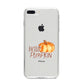 Hello Pumpkin iPhone 8 Plus Bumper Case on Silver iPhone