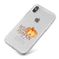 Hello Pumpkin iPhone X Bumper Case on Silver iPhone