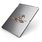 Hello Witch Hat Personalised Apple iPad Case on Grey iPad Side View