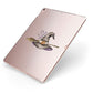 Hello Witch Hat Personalised Apple iPad Case on Rose Gold iPad Side View