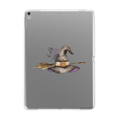 Hello Witch Hat Personalised Apple iPad Silver Case