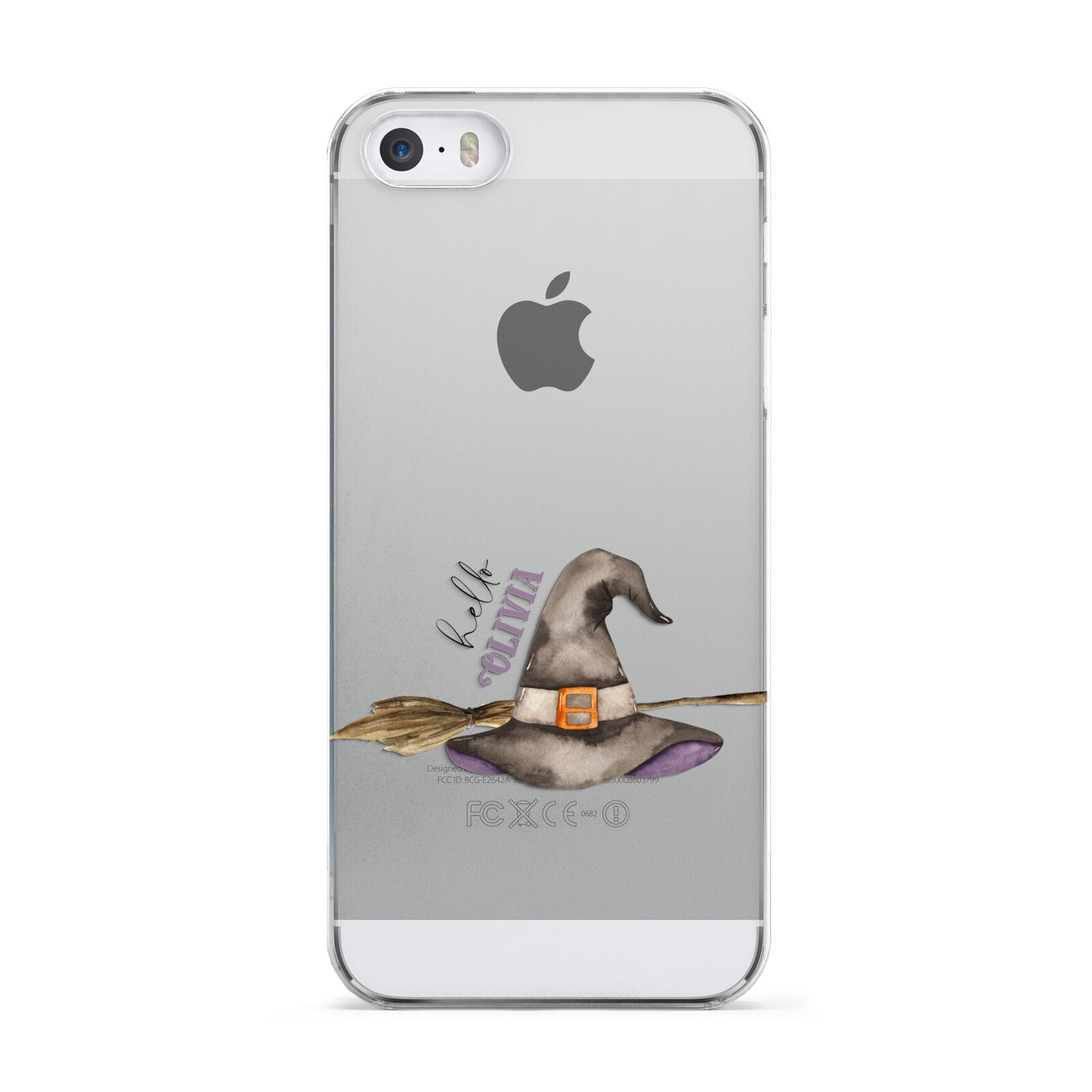 Hello Witch Hat Personalised Apple iPhone 5 Case