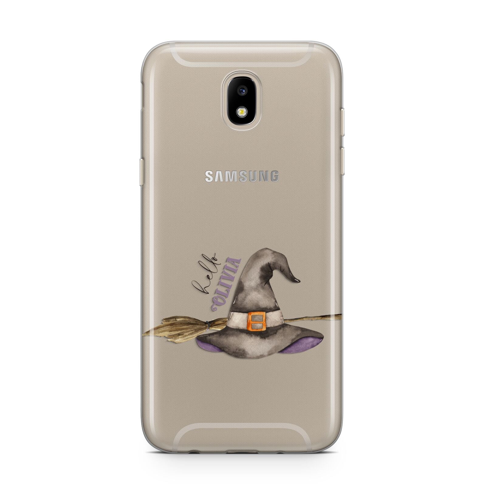 Hello Witch Hat Personalised Samsung J5 2017 Case
