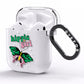 Hippie Girl AirPods Clear Case Side Image