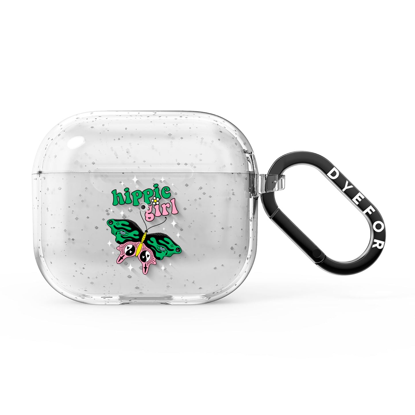 Hippie Girl AirPods Glitter Case 3rd Gen
