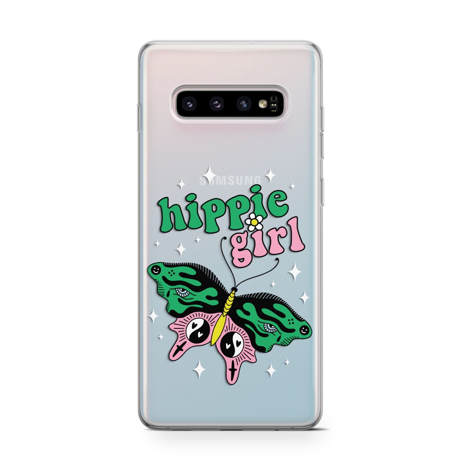 Hippie Girl Samsung Galaxy S10 Case