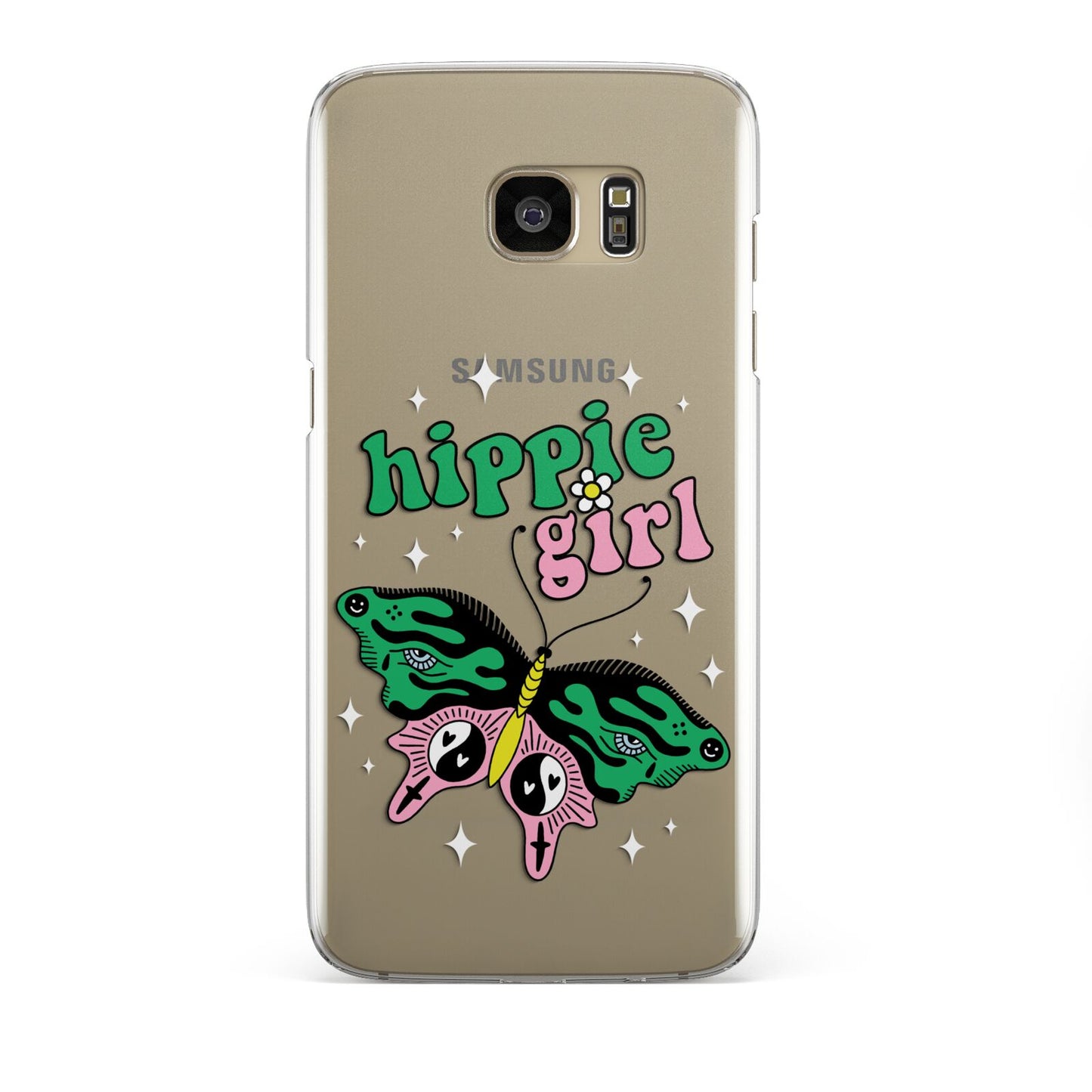 Hippie Girl Samsung Galaxy S7 Edge Case