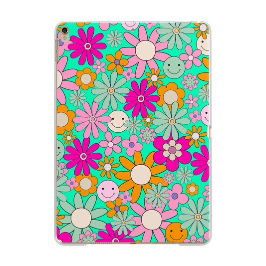 Hippy Floral Apple iPad Gold Case