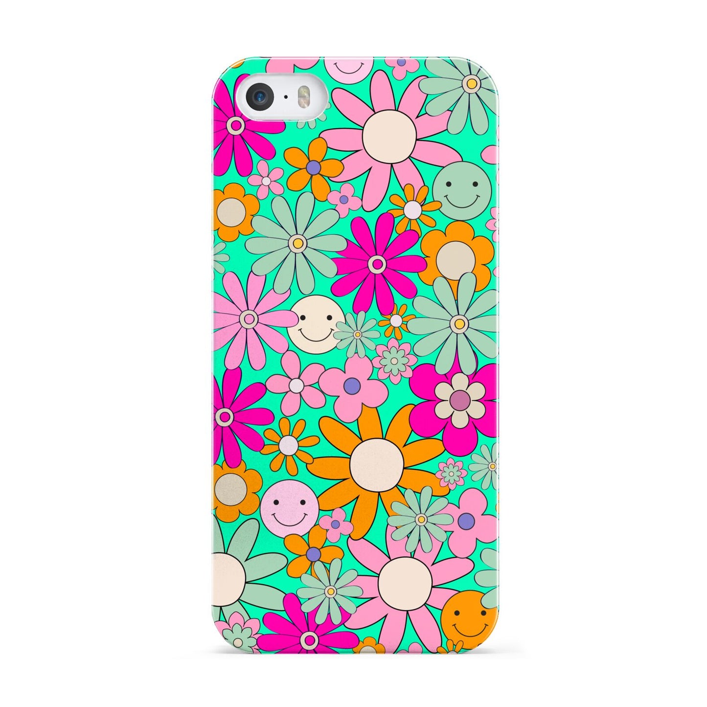 Hippy Floral Apple iPhone 5 Case