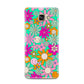Hippy Floral Samsung Galaxy A3 2016 Case on gold phone