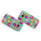 Hippy Floral Samsung Galaxy Case Flat Overview
