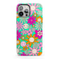 Hippy Floral iPhone 13 Pro Max Full Wrap 3D Tough Case