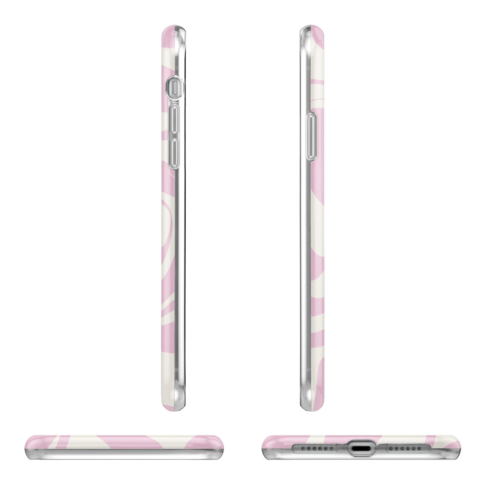 Hippy Swirl iPhone 11 Pro 3D Tough Case Angle Images