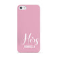 His or Hers Personalised Apple iPhone 5 Case