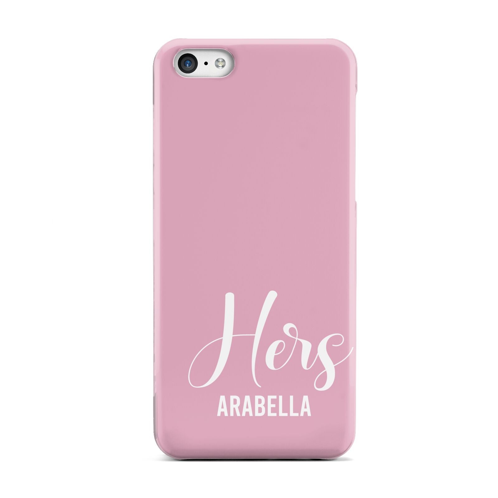 His or Hers Personalised Apple iPhone 5c Case