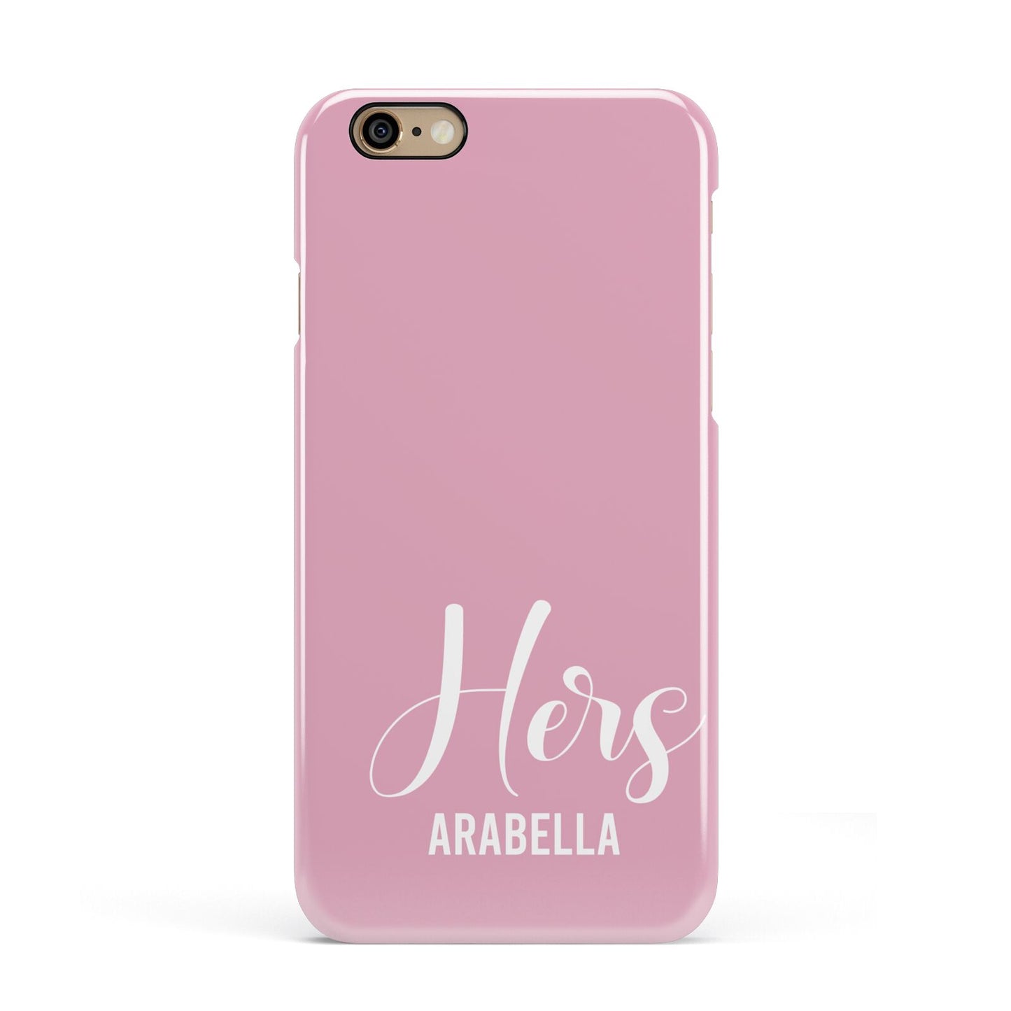 His or Hers Personalised Apple iPhone 6 3D Snap Case