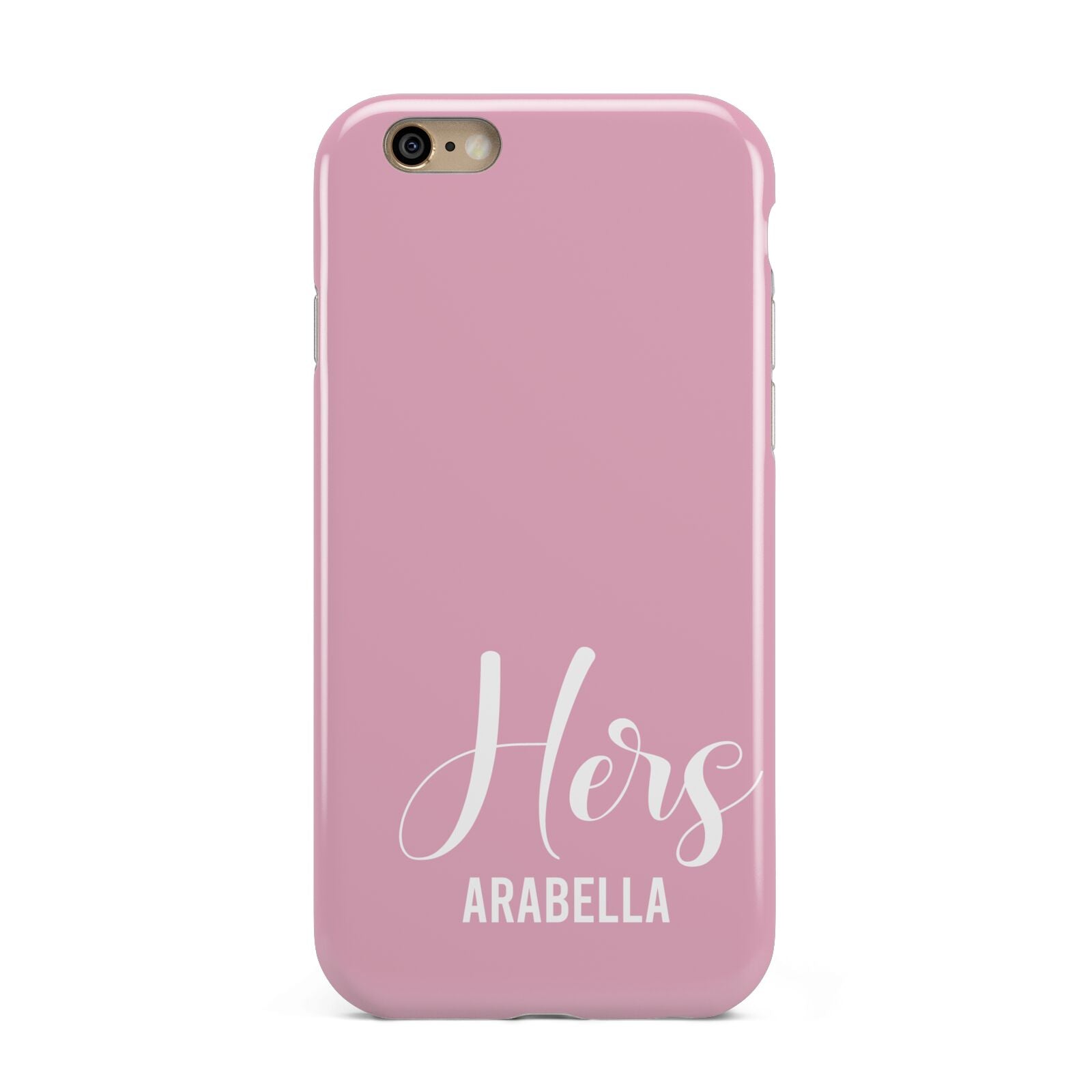 His or Hers Personalised Apple iPhone 6 3D Tough Case