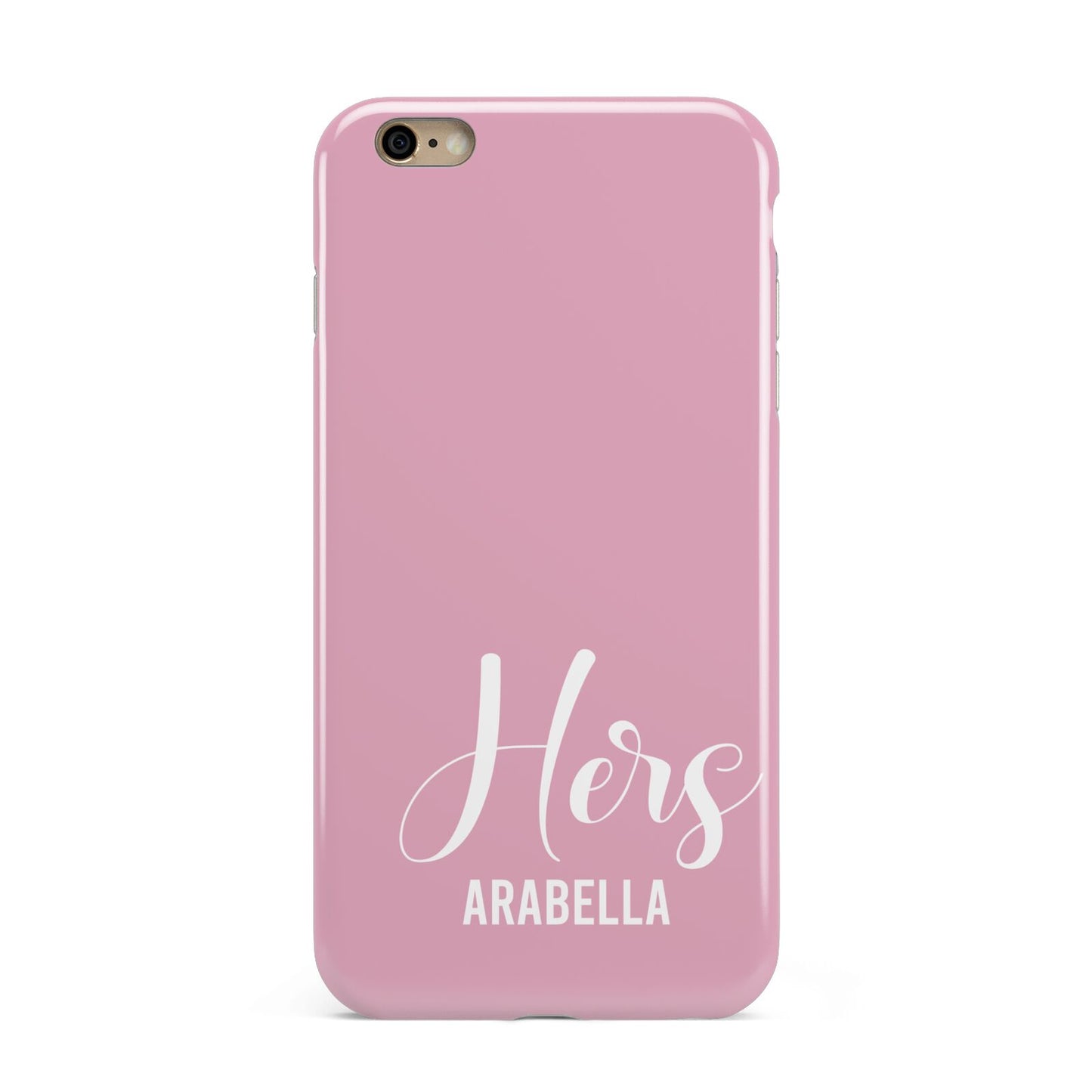His or Hers Personalised Apple iPhone 6 Plus 3D Tough Case