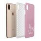 His or Hers Personalised Apple iPhone Xs Max 3D Tough Case Expanded View