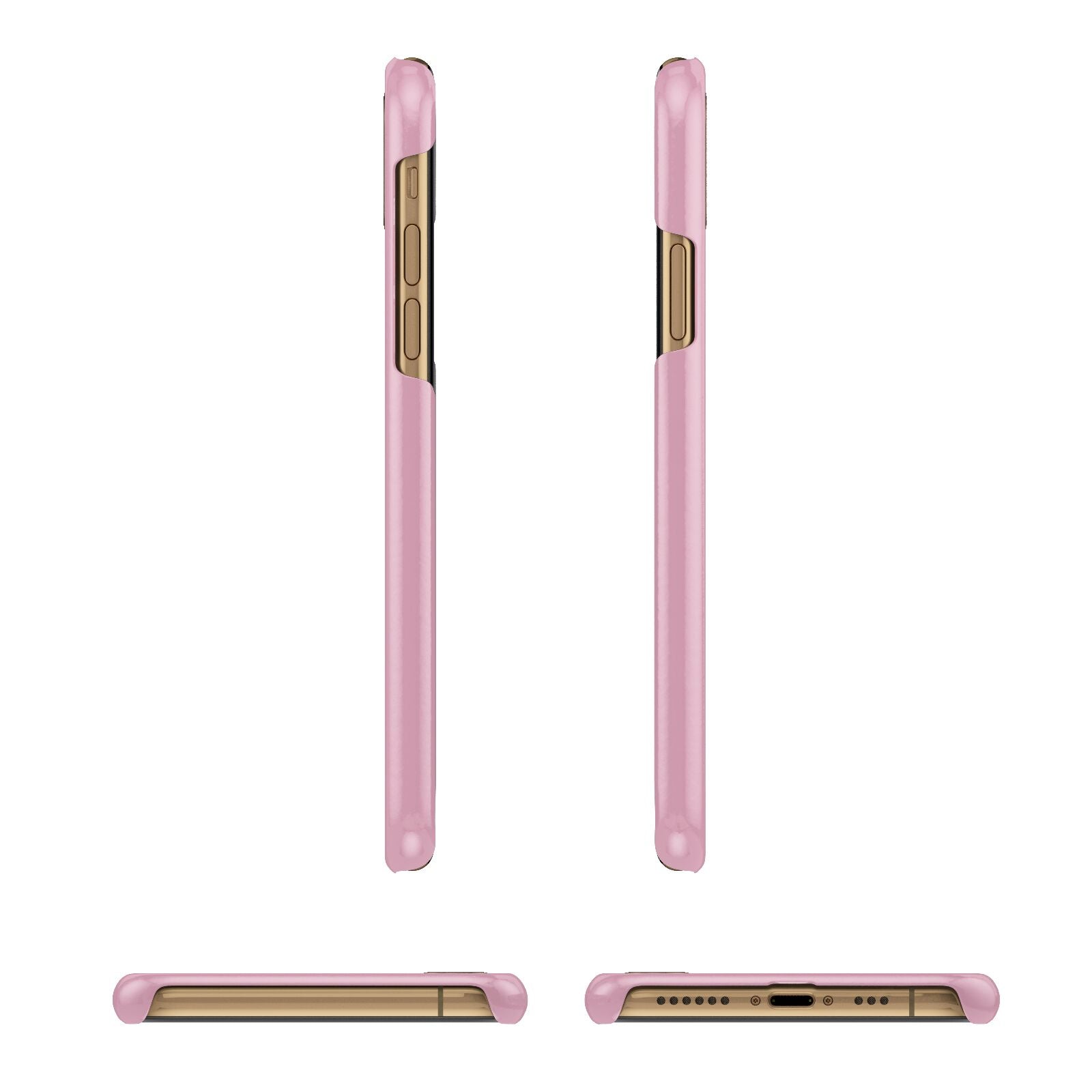 His or Hers Personalised iPhone 11 3D Snap Case Angle Images