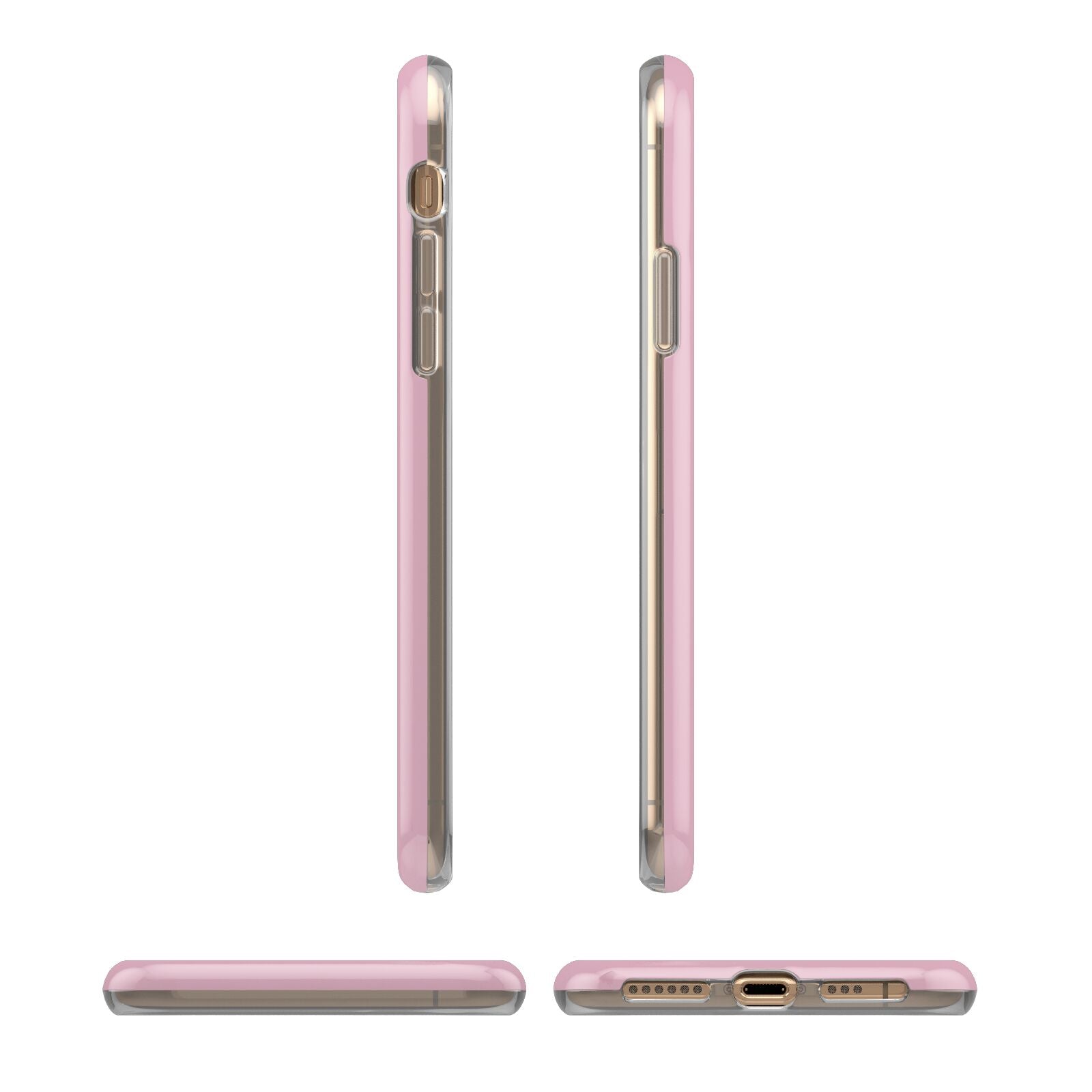 His or Hers Personalised iPhone 11 3D Tough Case Angle Images