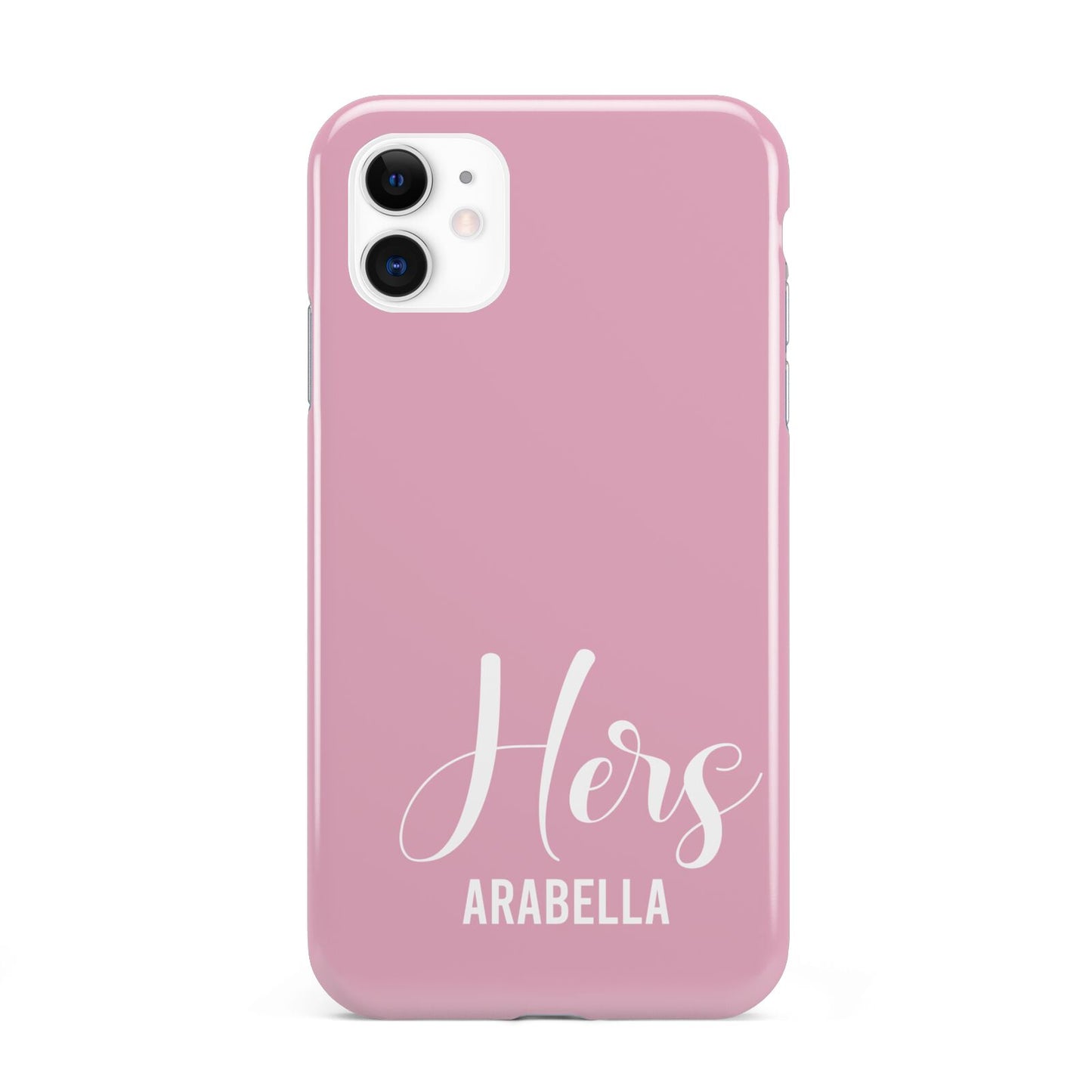 His or Hers Personalised iPhone 11 3D Tough Case