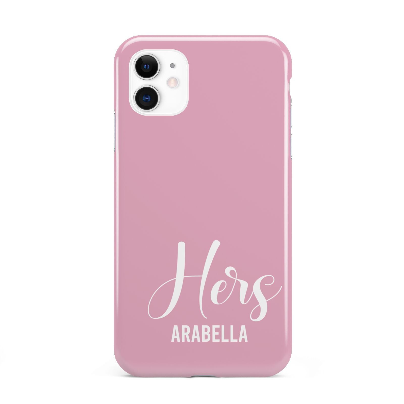 His or Hers Personalised iPhone 11 3D Tough Case