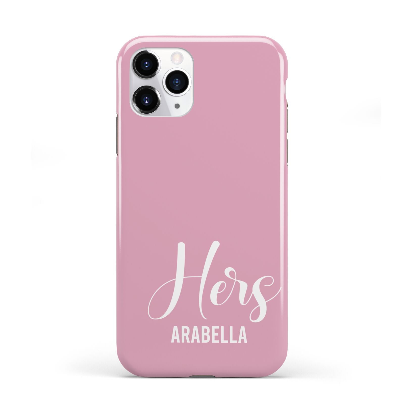 His or Hers Personalised iPhone 11 Pro 3D Tough Case